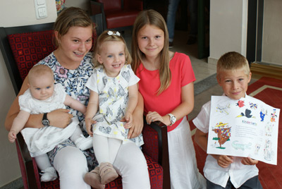Meine fünf Enkel: Hanna, Thalia, Clara, Larina und Marlin